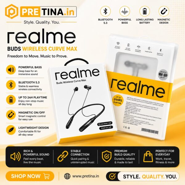 Realme Wireless Curve Max Neckband